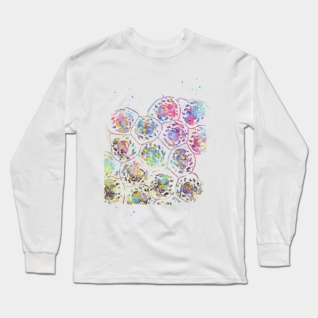 Cell Mitochondrion Long Sleeve T-Shirt by erzebeth